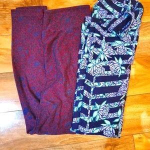 Lularoe leggings (2) pair one size